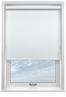 Trinity (FR Blackout), Silk White - Twist&Fit Roller Blind